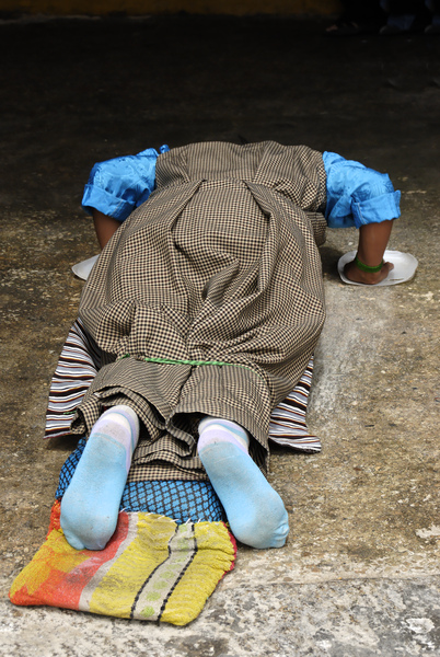 Tibetan in Prostration