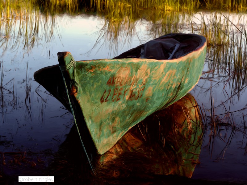 Lake Boat 1028_Painting
